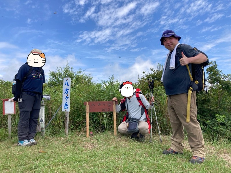 暑い夏でも登る猛者たち