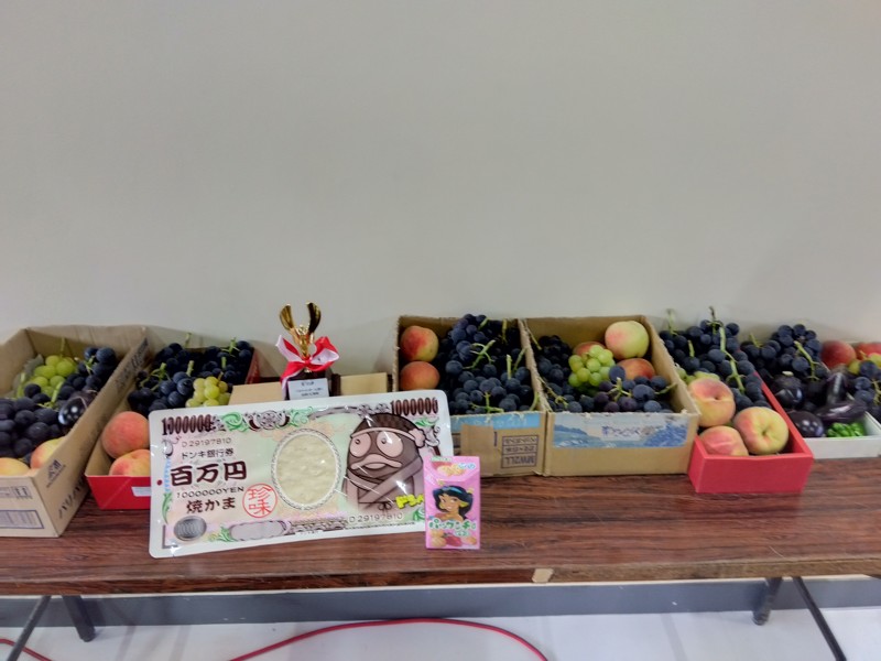 BCUPの豪華景品です