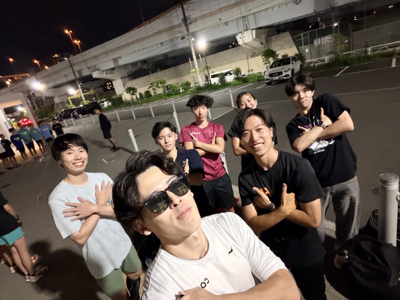 墨田区フクシ競技場で有志練