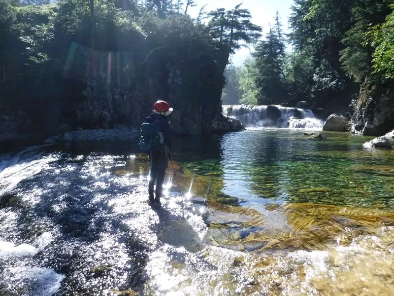 黒部川奥ノ廊下ミニナイアガラ