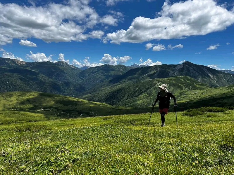 北ノ俣岳は大草原