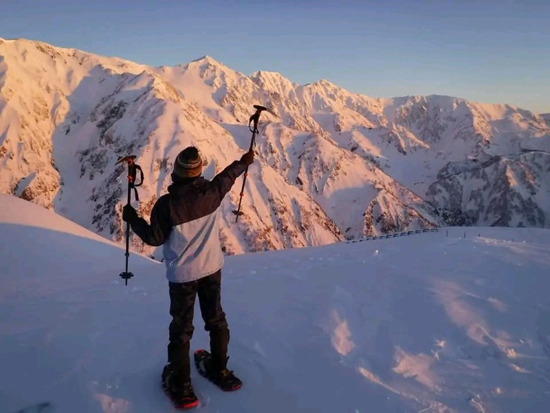 白馬三山モルゲンロート