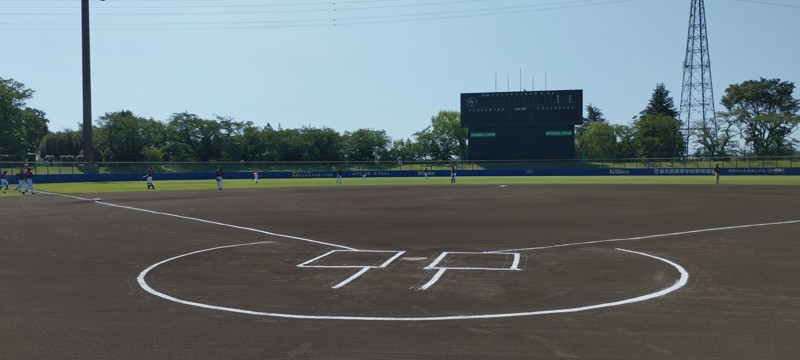 市民球場で試合を✨