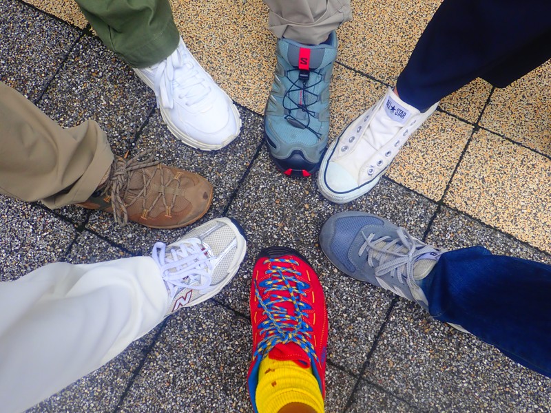 草間彌生walking!