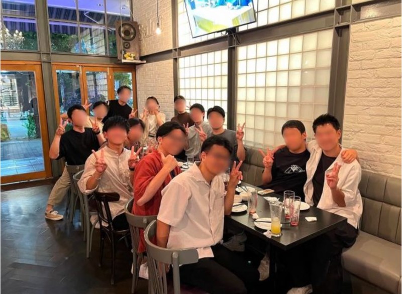 20代が大半で、るい雰囲気です
