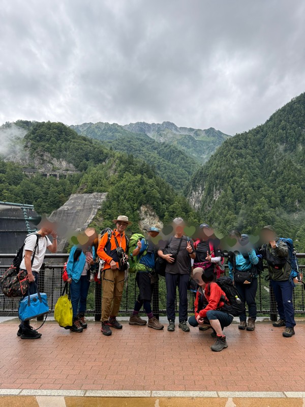 憧れの黒部ダムで