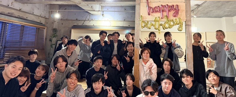 チーム設立1周年パーティ!