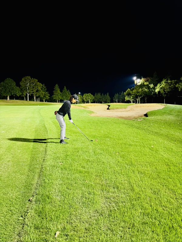ナイトゴルフも楽しいです!