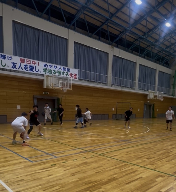 バスケ中の雰囲気