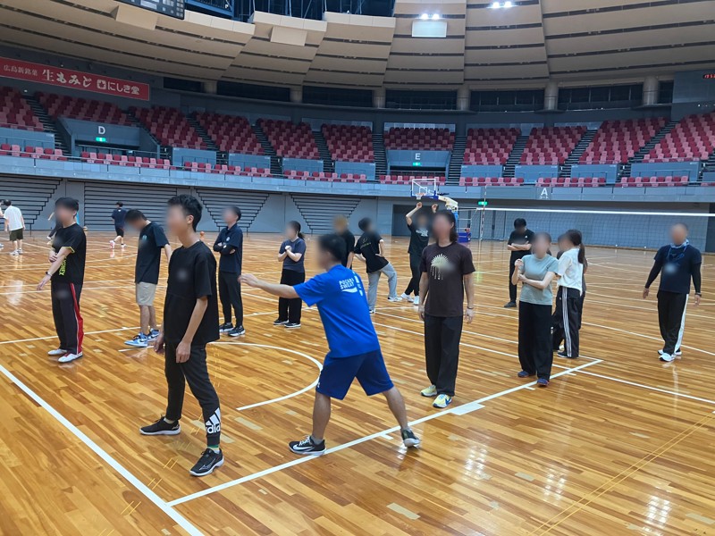 運動前のジェスチャーゲーム