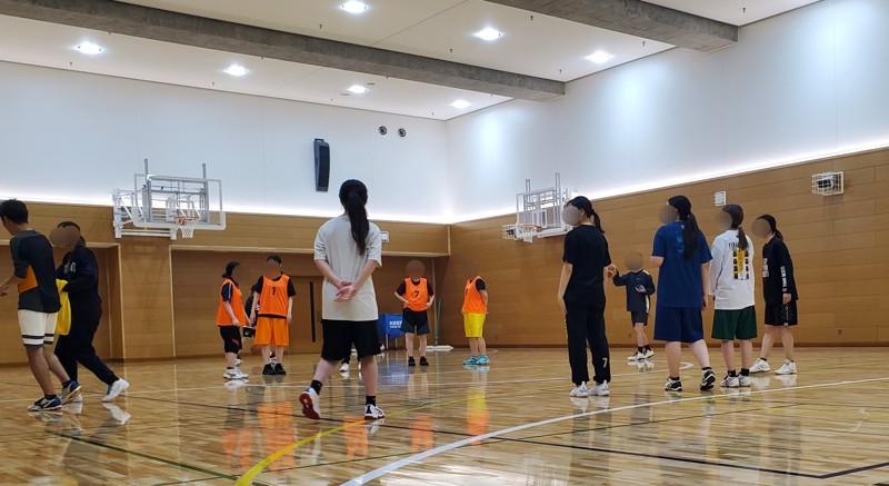 女性も多く参加🏀