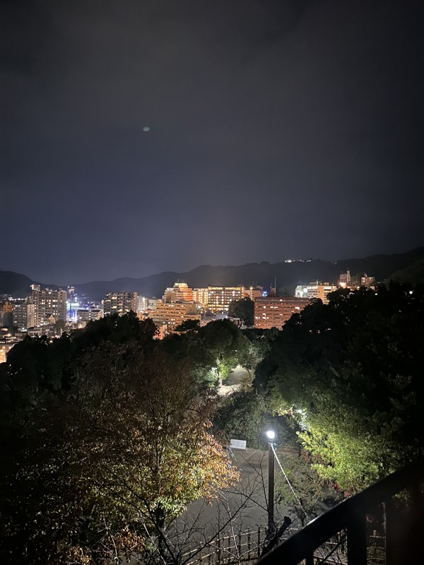 直近の夜の道後散策。