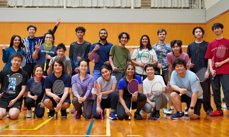 在留外国人や観光客と国際交流
