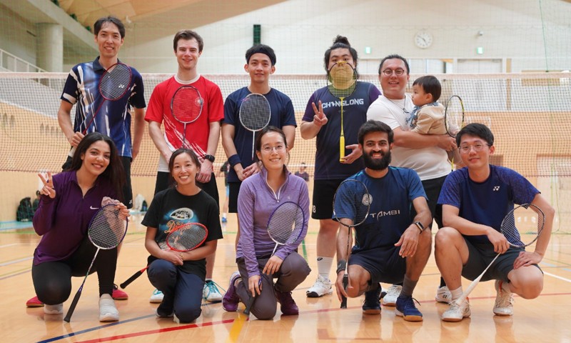 海外バド経験者と仲良くなれる！