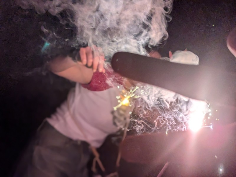 夏祭り終わりのボル花火🎇