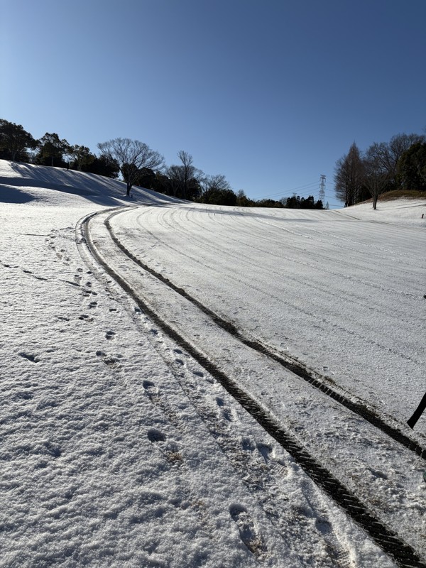 1/3の新大阪ゴルフクラブ大雪