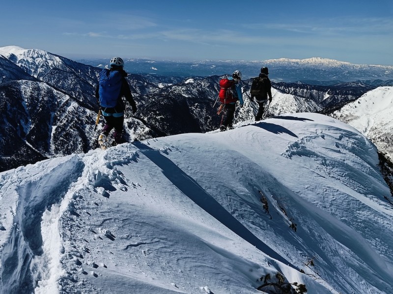 3月北アルプス・霞沢岳