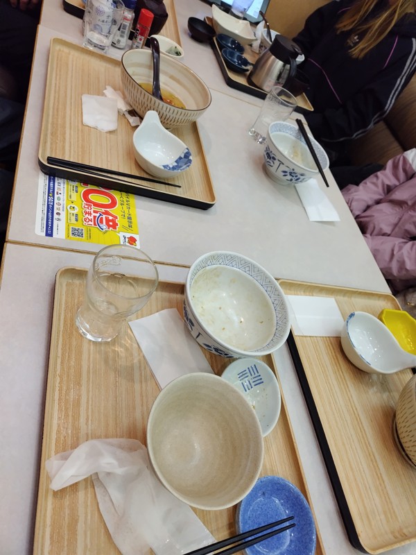 テニス後に有志でファミレス