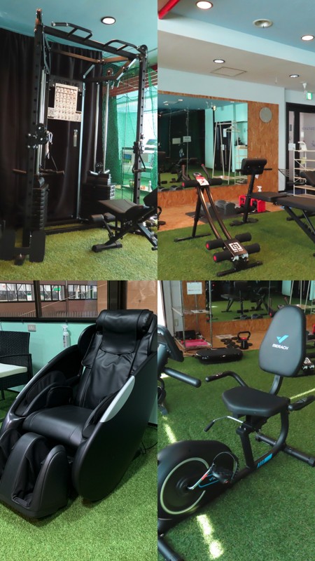 トレーニングジムあります