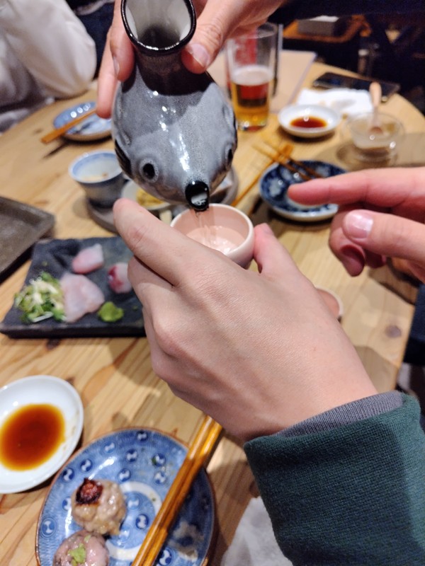 新年会日本酒タイム