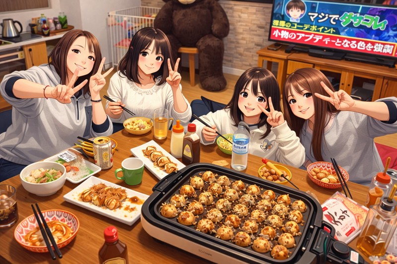 いちご狩りやタコパーやってます