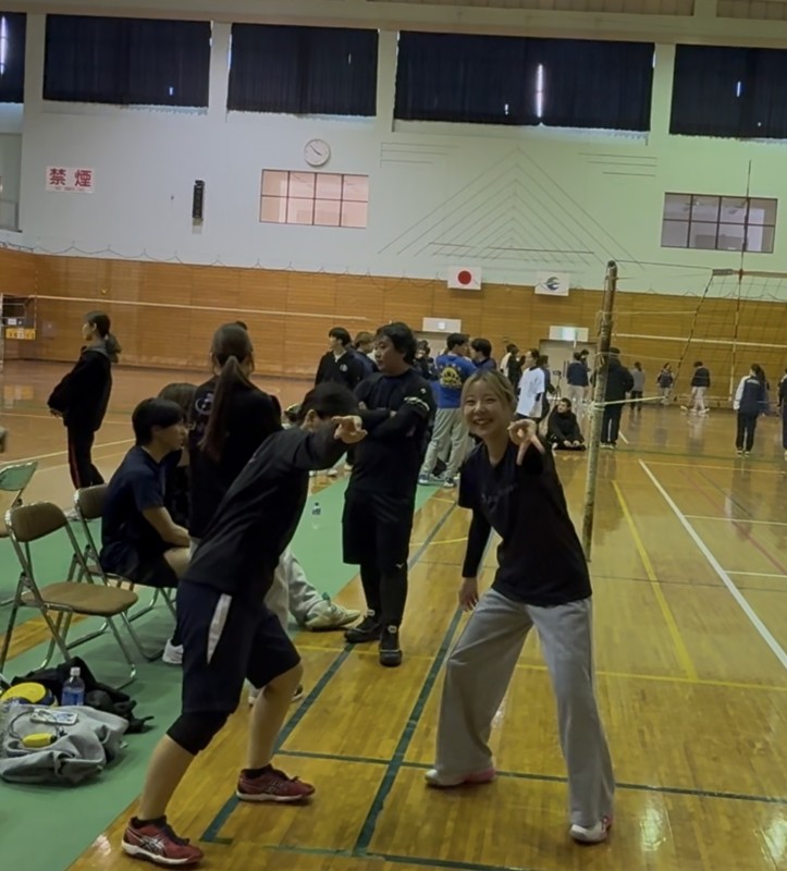 試合の合間ものほほん