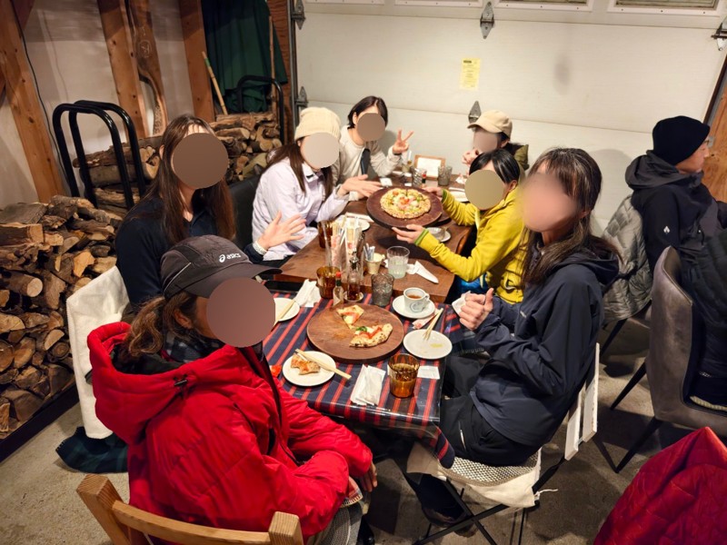 下山後の女子会