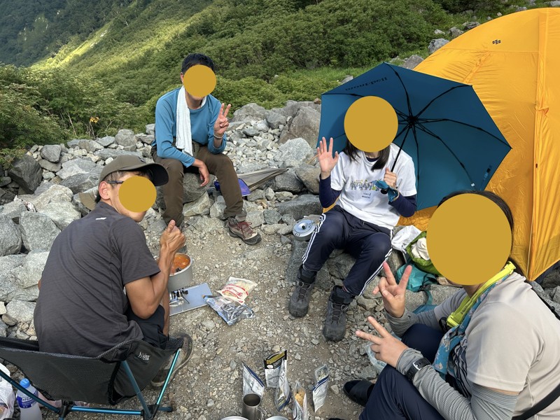 8月涸沢・テント泊