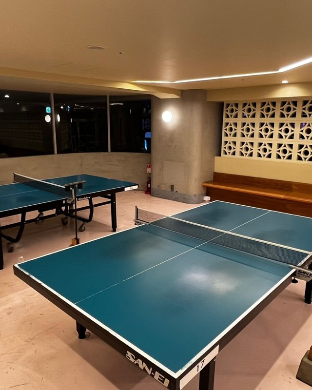 シブヤボウリングの卓球場♩