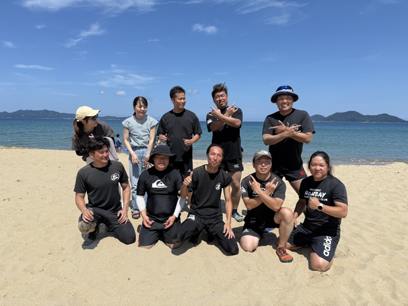ビーチラグビー大会参加