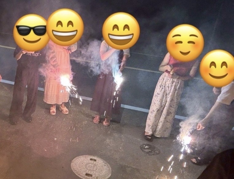 夏合宿②夜は花火！