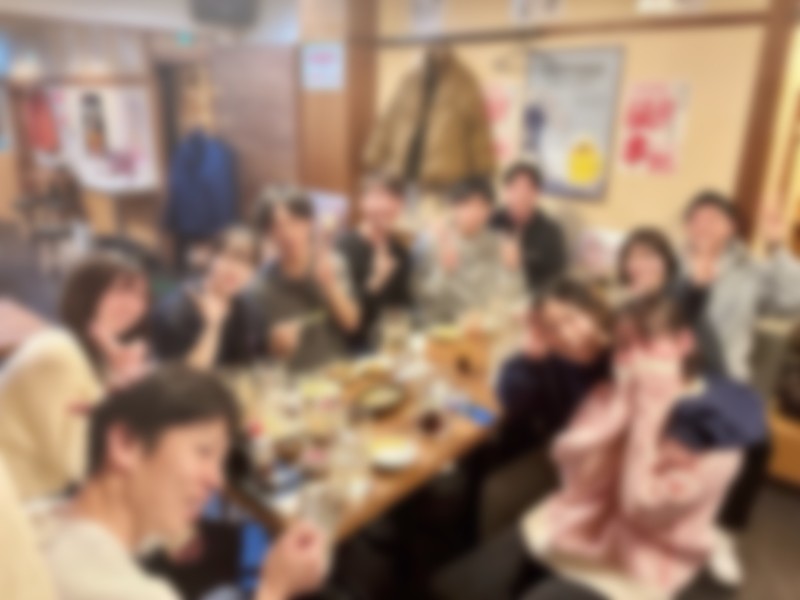 定期的に飲み会も🍻