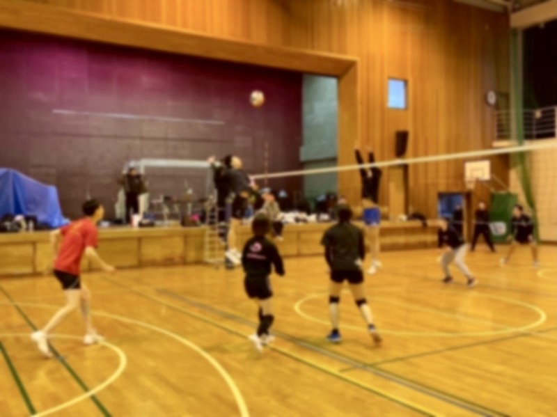 練習風景🏐
