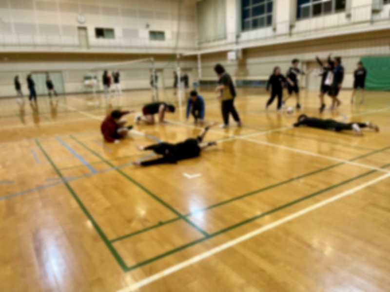 練習風景🏐