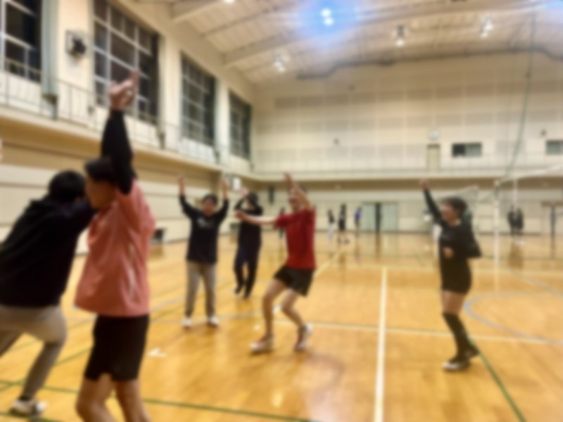 練習風景🏐