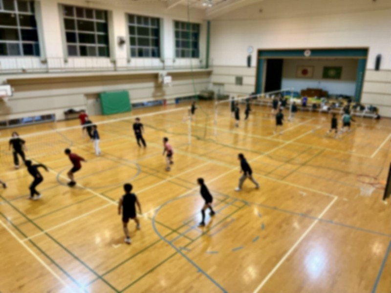 練習風景🏐