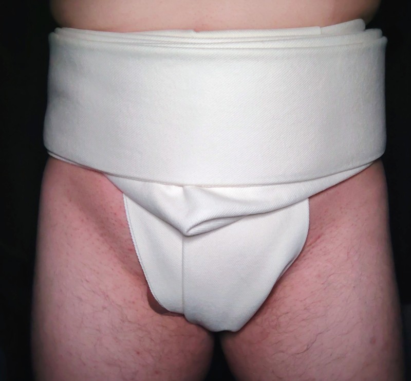 自分のまわし姿です。