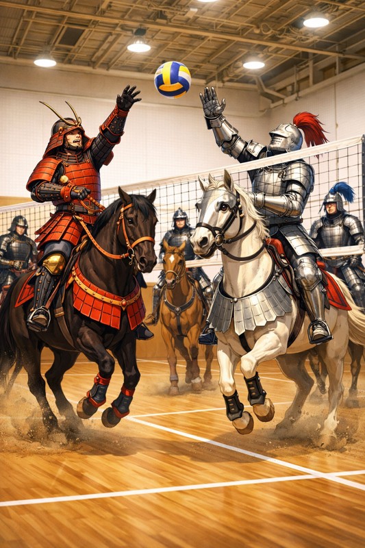 騎馬戦バレーはやりません🙃