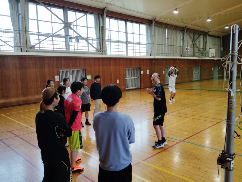 基礎練習の様子