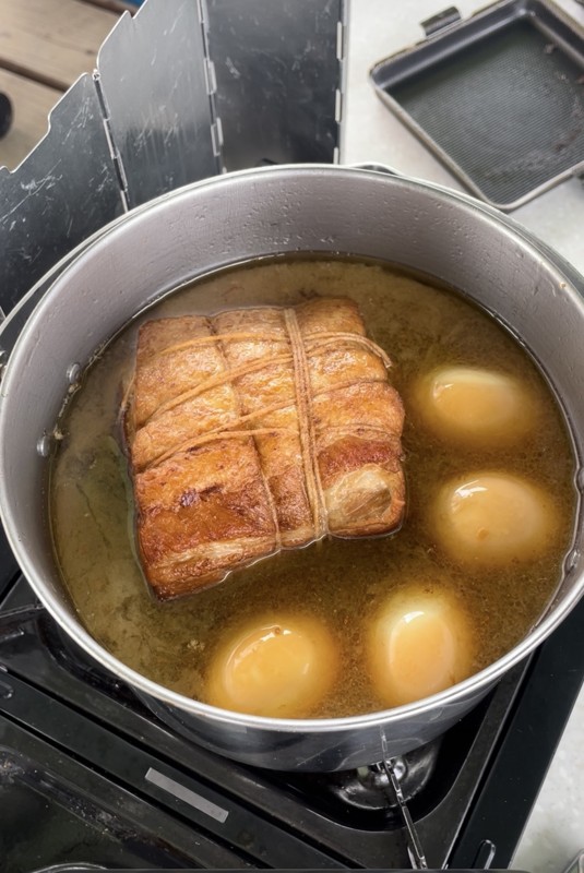 チャーシューと煮卵