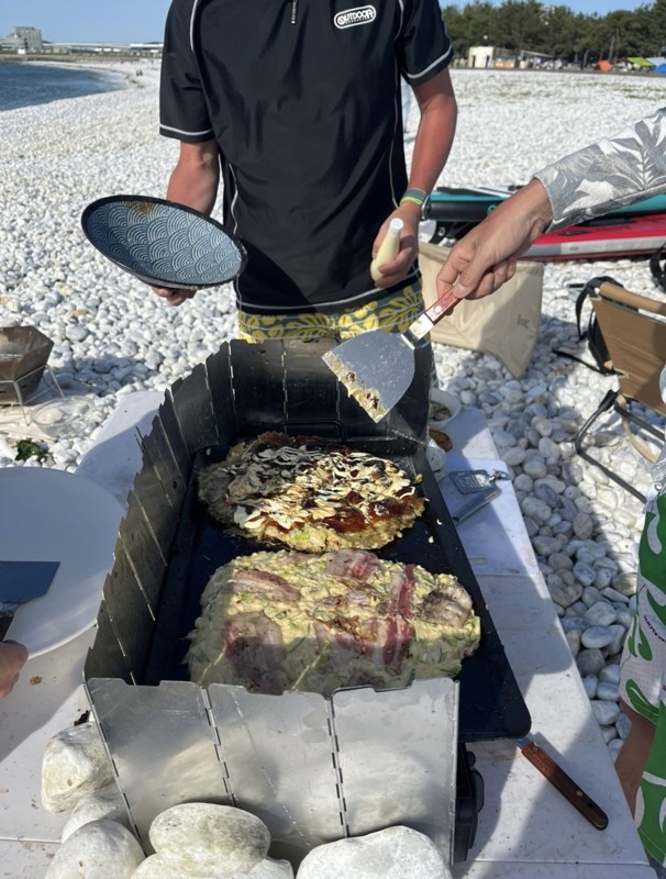 特大のお好み焼き！