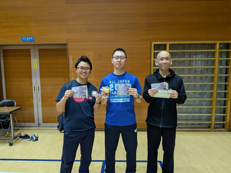 杉並区3s団体戦優勝