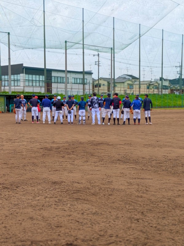 練習試合の写真です