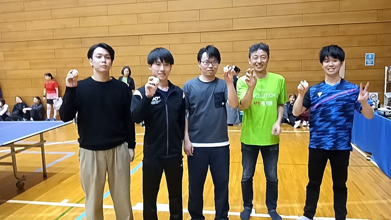 新体連団体戦３位入賞！