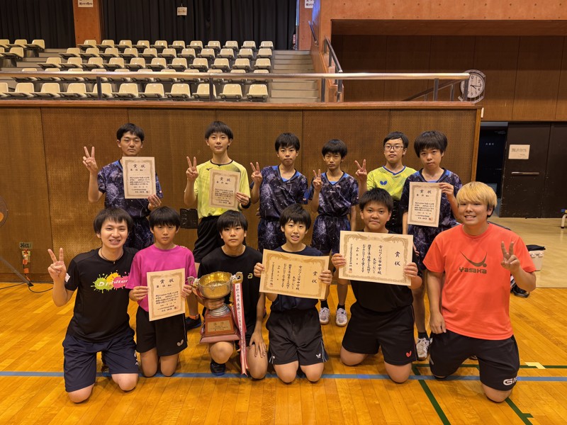 卓球を通して、成長する。