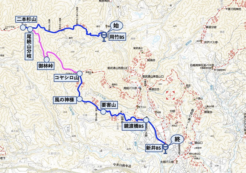 二本杉山・コヤシロ山 5/12