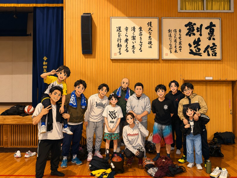 西区方面エンジョイバスケ😊