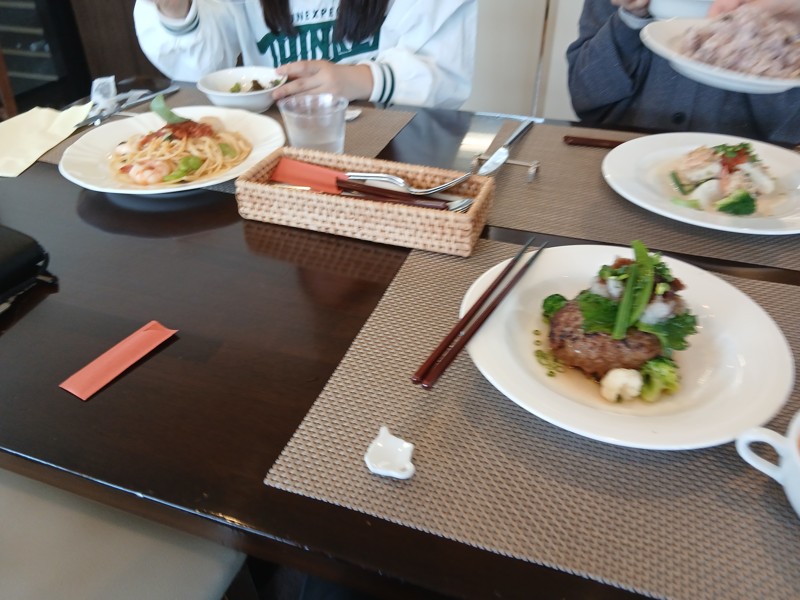 メンバーで休みの日に行った食事