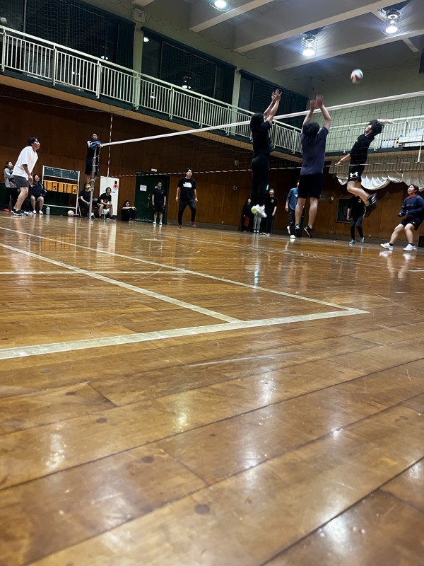 未経験男子も良いプレーしてるよ