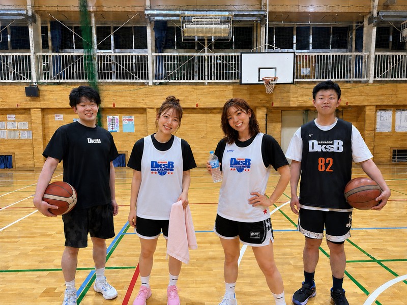 男女共楽しく練習